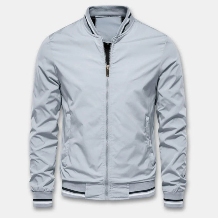 Damian | Varsity Style Bomber Full Zip Jacket