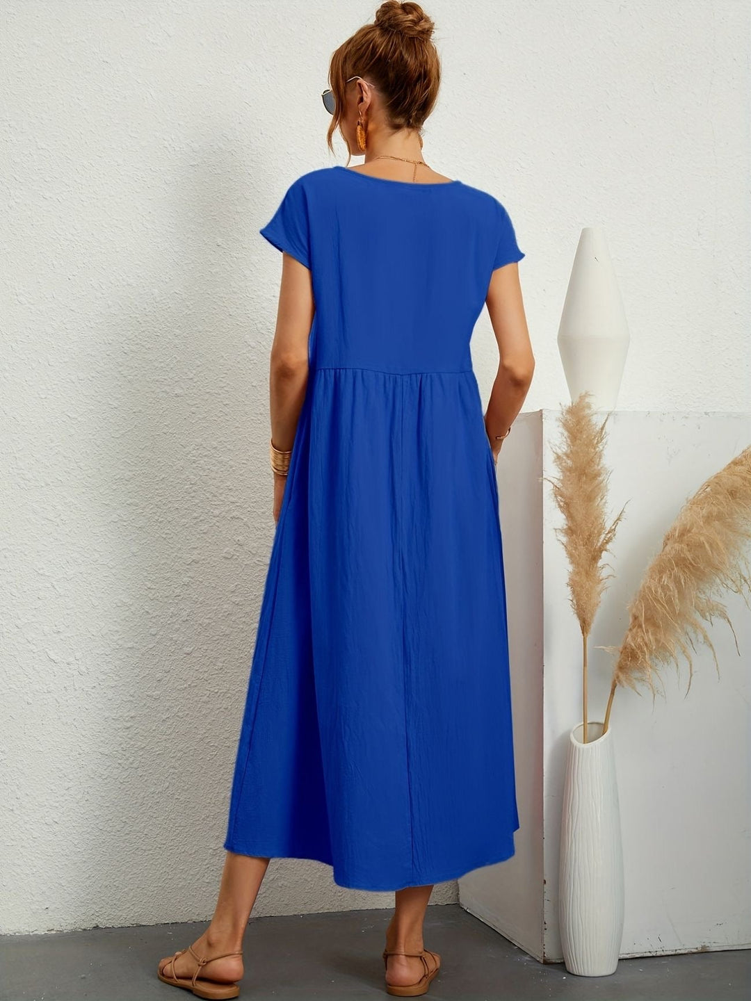 Irish | Solid Casual Midi Dress
