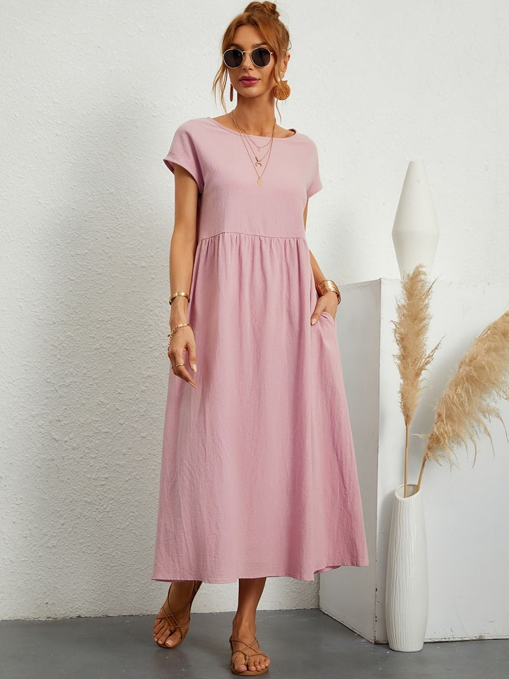 Irish | Solid Casual Midi Dress