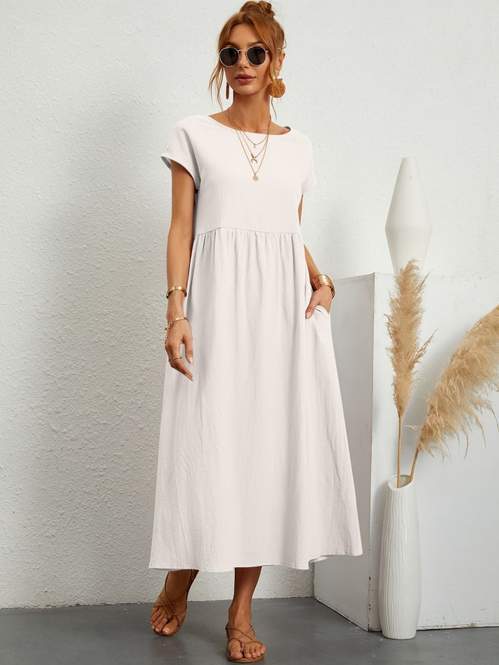Irish | Solid Casual Midi Dress