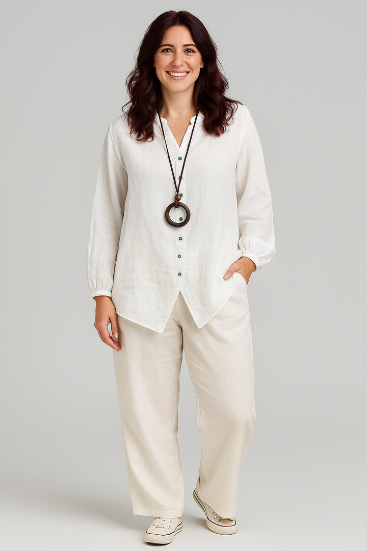 Nivara | Classic Long-Sleeve Button Shirt