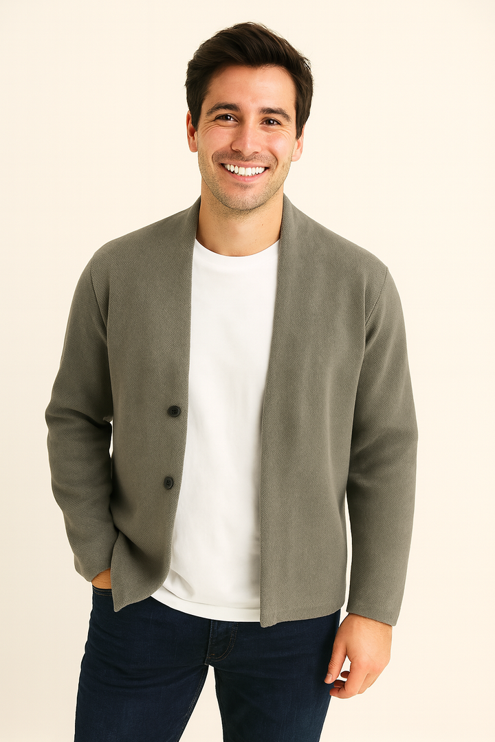 Noah | Casual Lightweight Jacket with Two-Button Closure