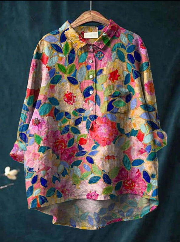 Jenalyn | Floral Relaxed Fit Blouse