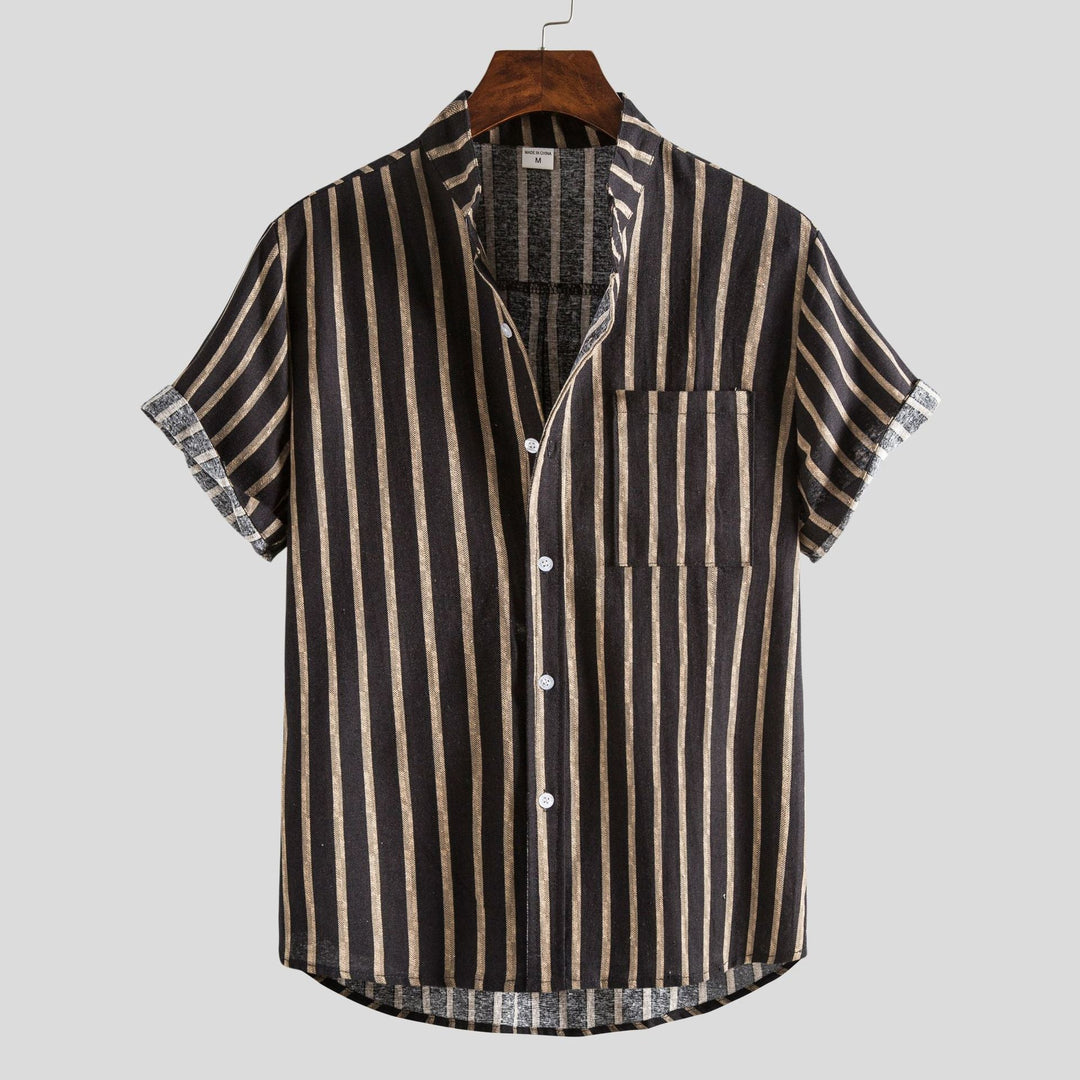 Matthew | Short Sleeve Button T-Shirt