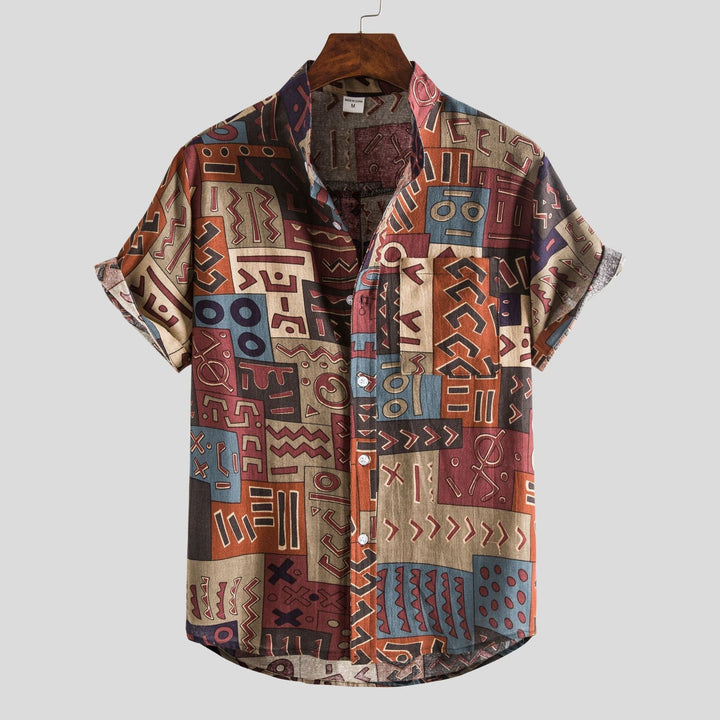 Matthew | Short Sleeve Button T-Shirt