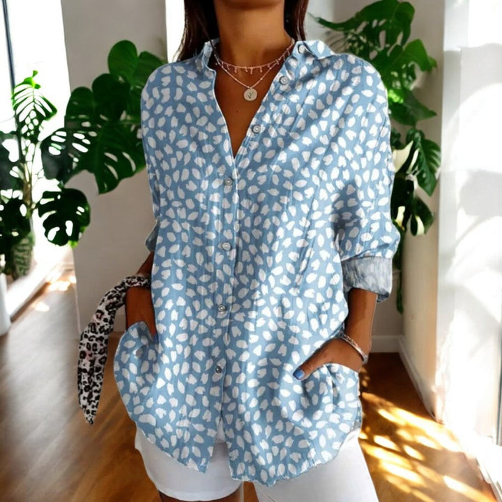 Loujen | Classic Floral Blouse