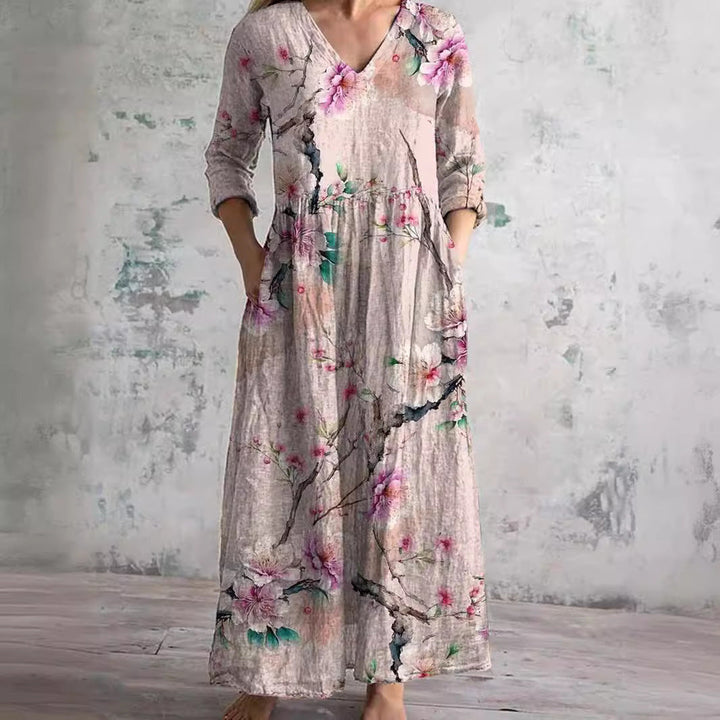 Miralyn | Floral V-Neck Dress