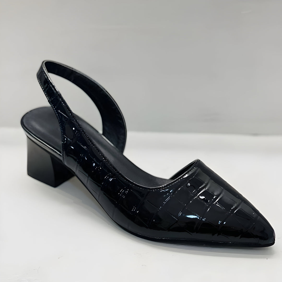 Lennie | Women's low-heeled pumps with an open heel