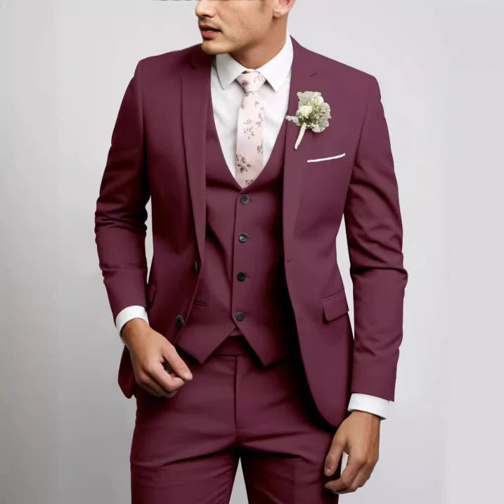 Zephyrus | Tailored Formal 3-Piece Slim Fit Suit Set