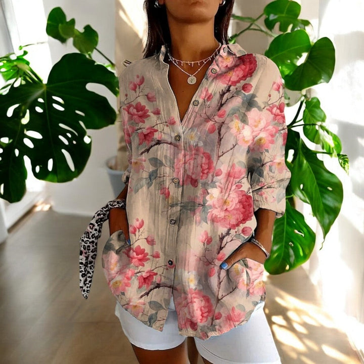 Loujen | Classic Floral Blouse