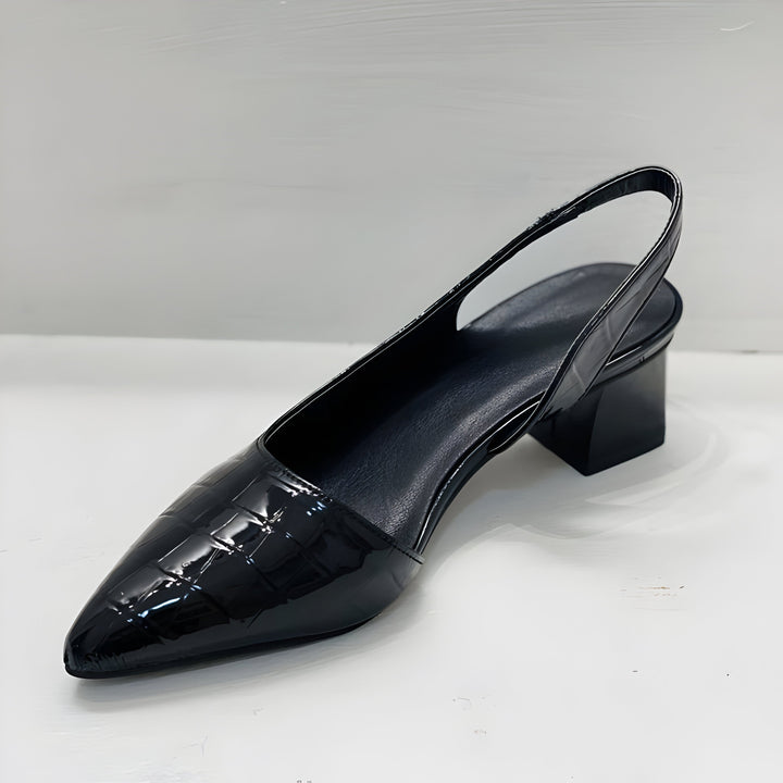 Lennie | Women's low-heeled pumps with an open heel