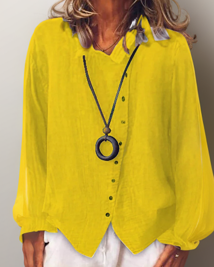 Nivara | Classic Long-Sleeve Button Shirt