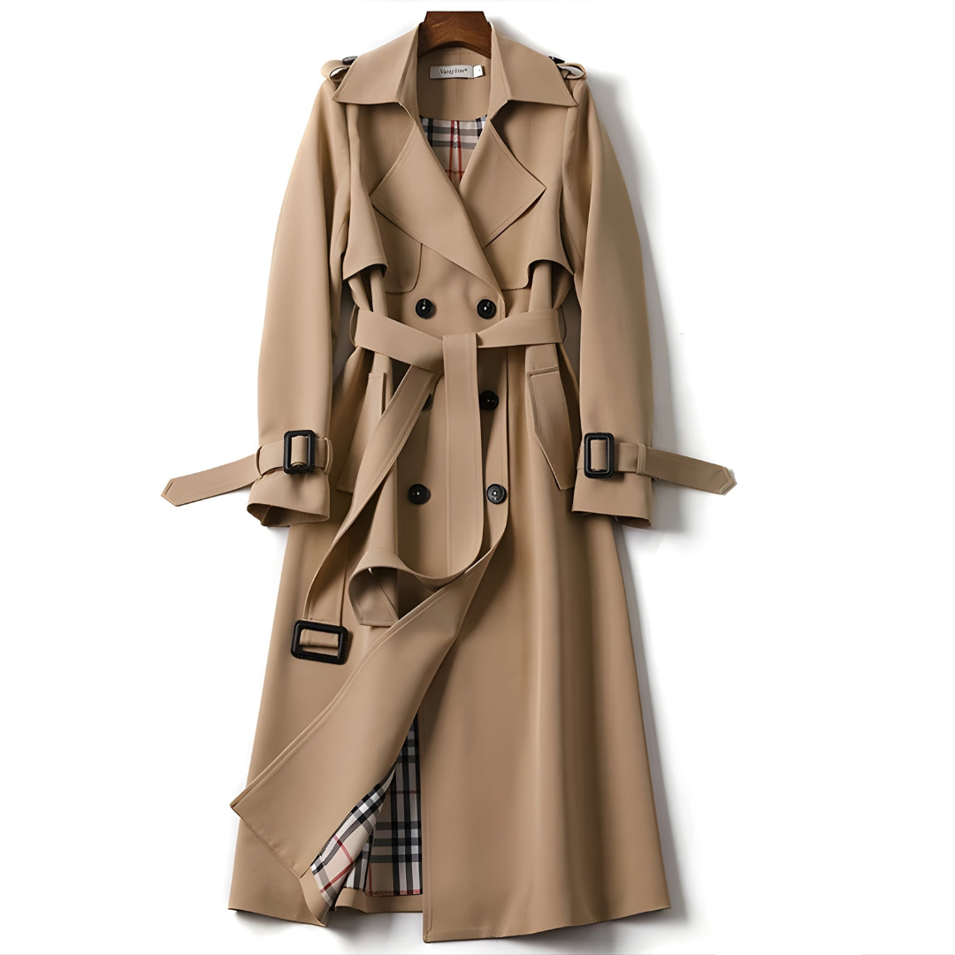 Thalassa | Elegant Double-Breasted Trench Coat