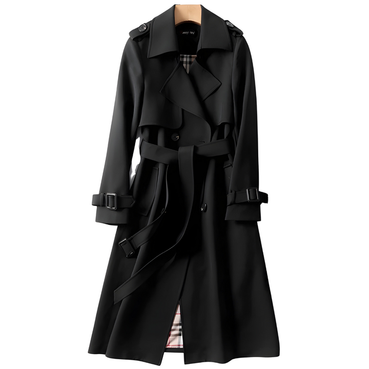 Thalassa | Elegant Double-Breasted Trench Coat