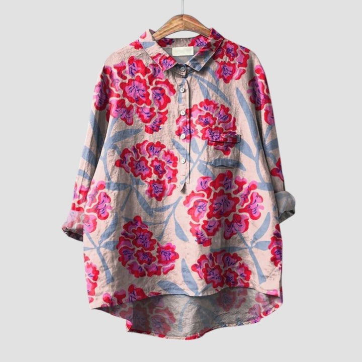 Xyrelle | Oversized Printed Shirt
