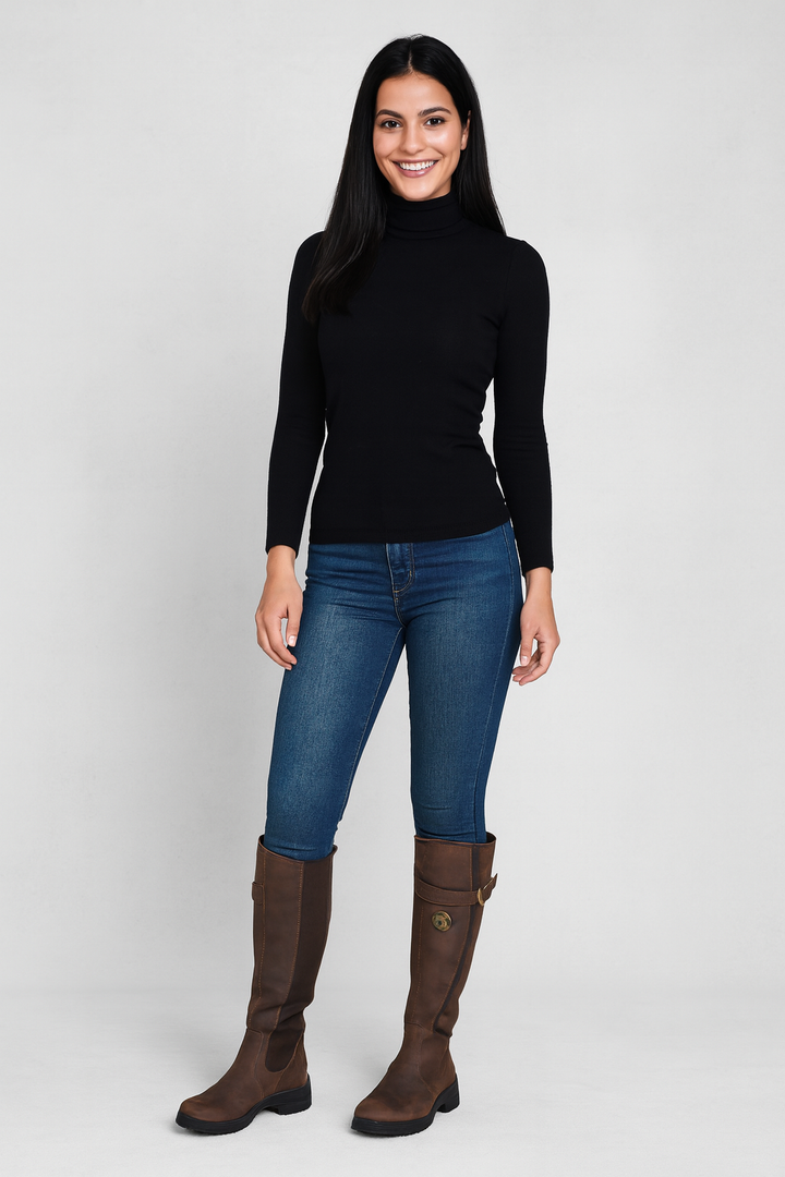 Reverie | Durable Knee-High Boots with Buckle Strap