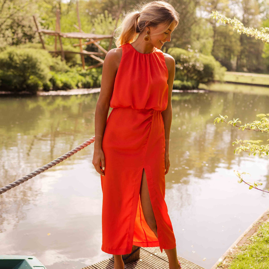 Dorothy | Slit Midi Summer Dress