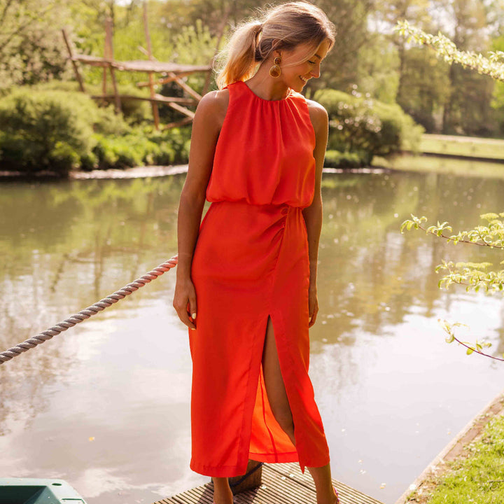 Dorothy | Slit Midi Summer Dress