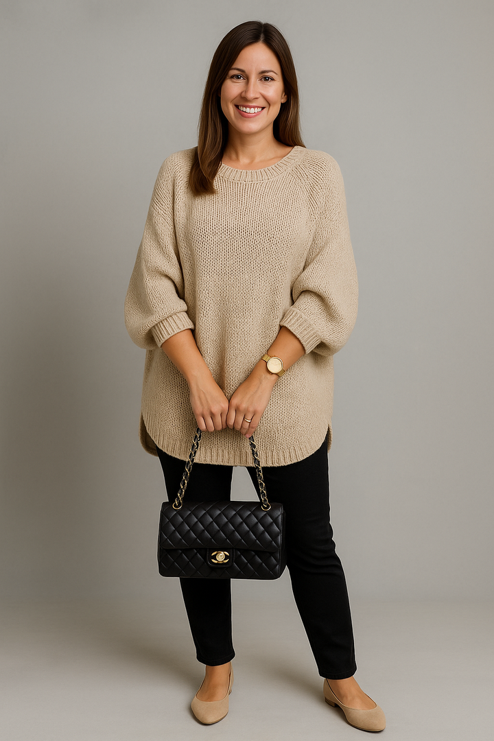 Rosie | Cozy Oversized Textured Knit Sweater