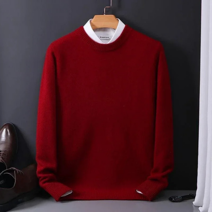 Thierry | Classic Round Neck Knit Sweater
