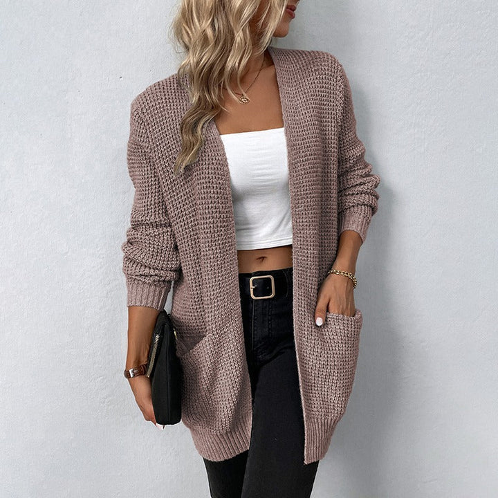 Maris | Cozy Textured Open-Front Knit Cardigan