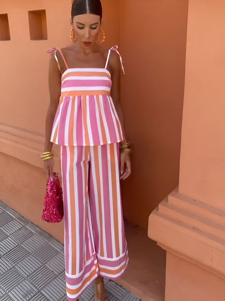 Angie | Striped Summer Set