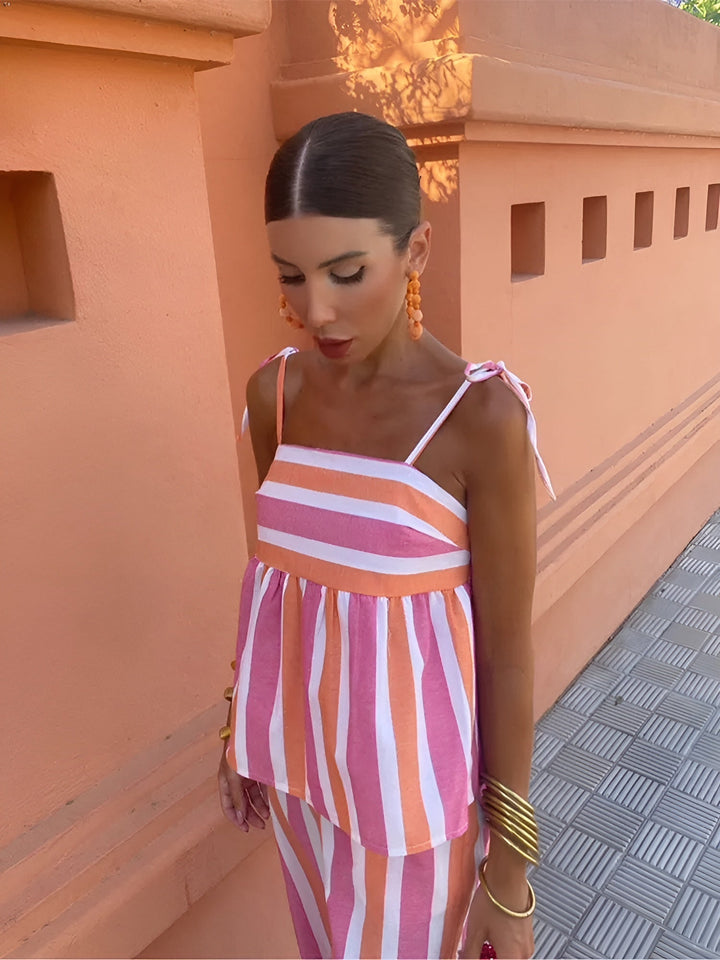 Angie | Striped Summer Set