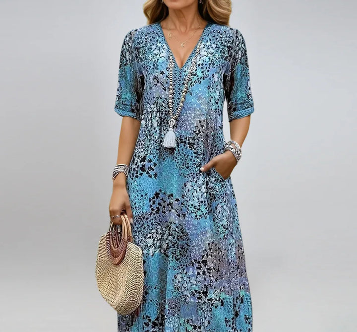 Nadine | Boho Midi Dress