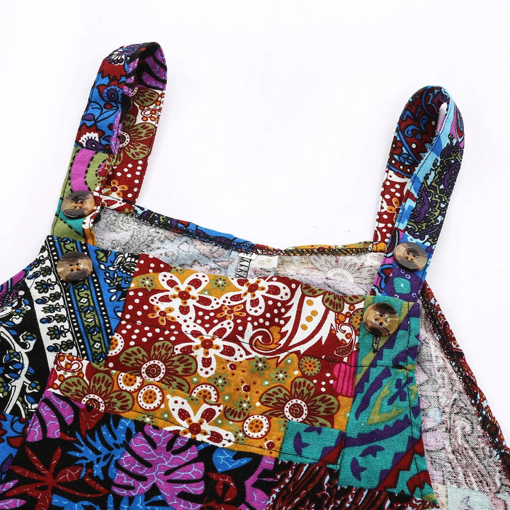 Mitzi | Ethnic Print Overalls