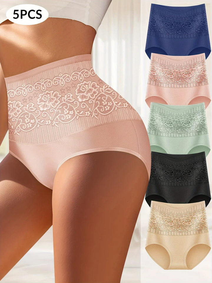 Dawn | Pack of 5 High-Waisted Panties