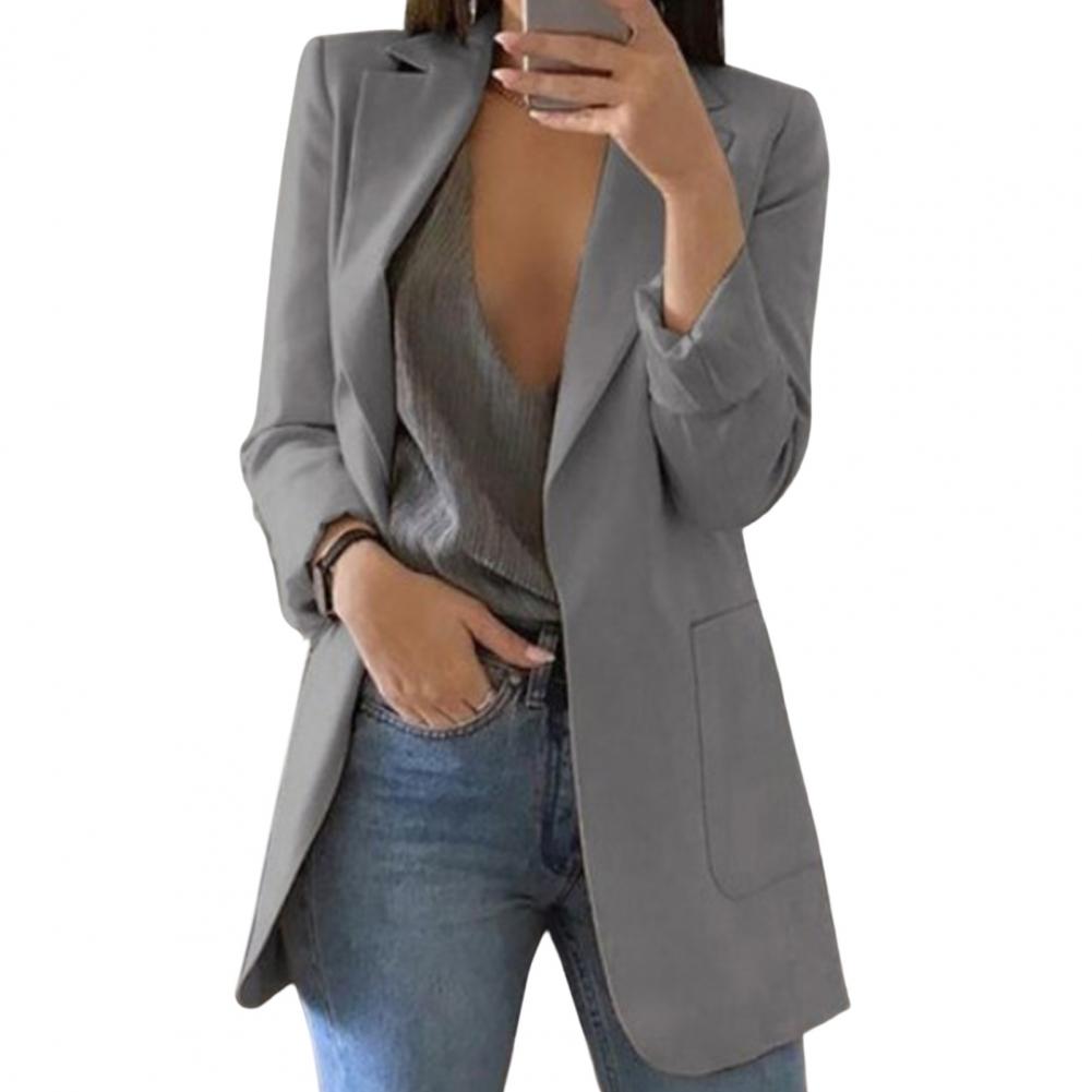 Odelia | Elegant Long Sleeve Cut Formal Blazer