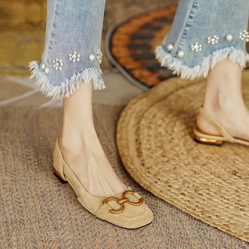 Anastasha | Chic Slingback Flats