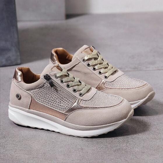 Taylor | Textured Panel Casual Walking Sneakers