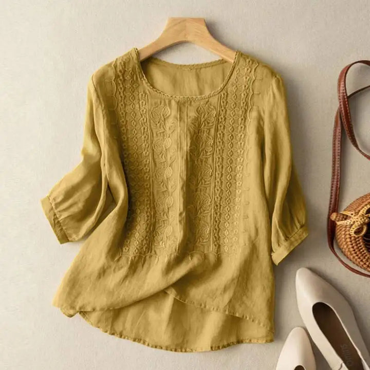 Lucy | Embroidered Relaxed Blouse