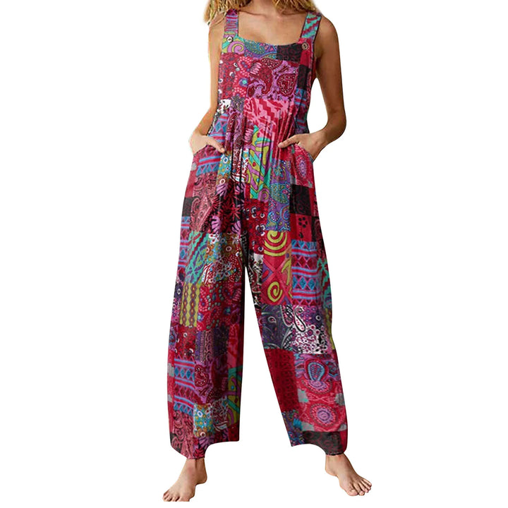 Mitzi | Ethnic Print Overalls