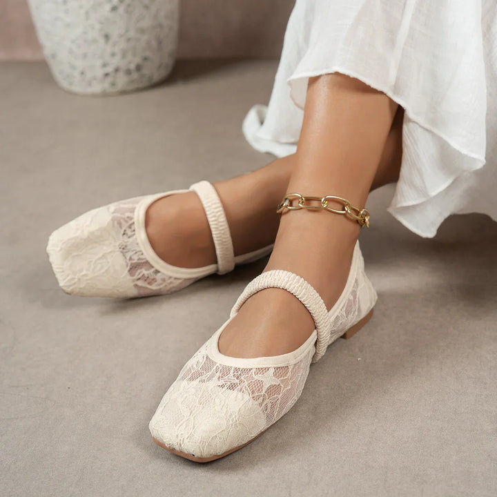 Ingrid | Mesh Ballet Flats