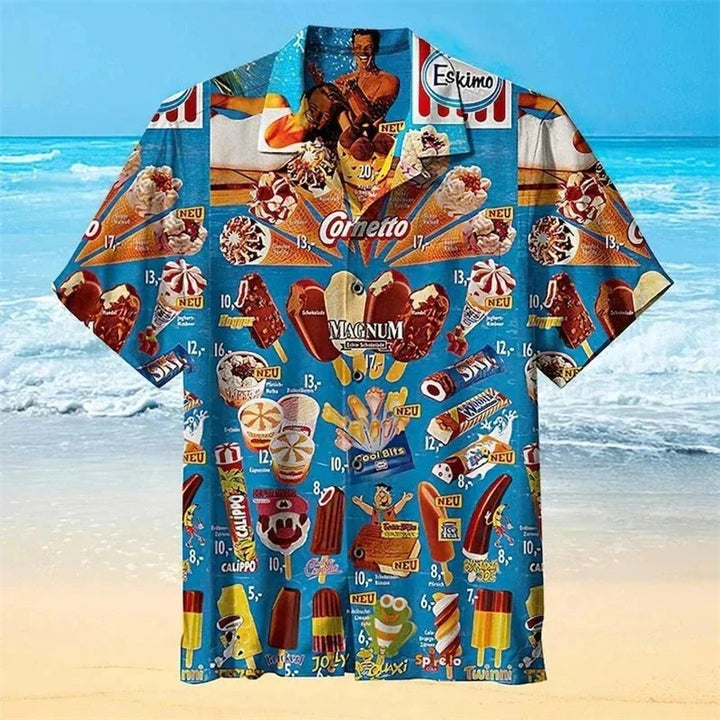 Martin | Ice Cream Print Shirt