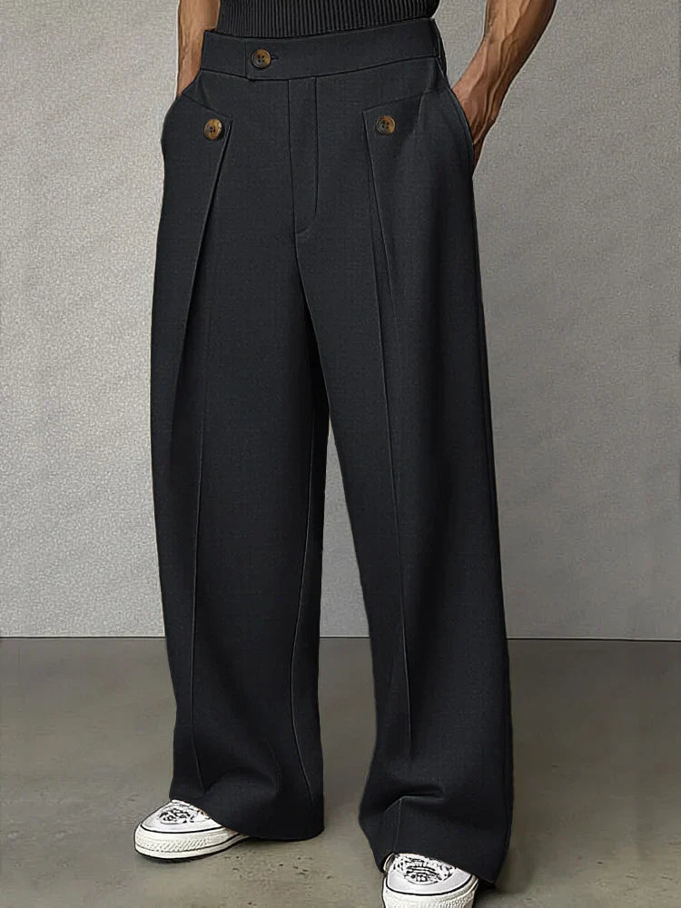 Sam | Modern Pleated Tailored Pants