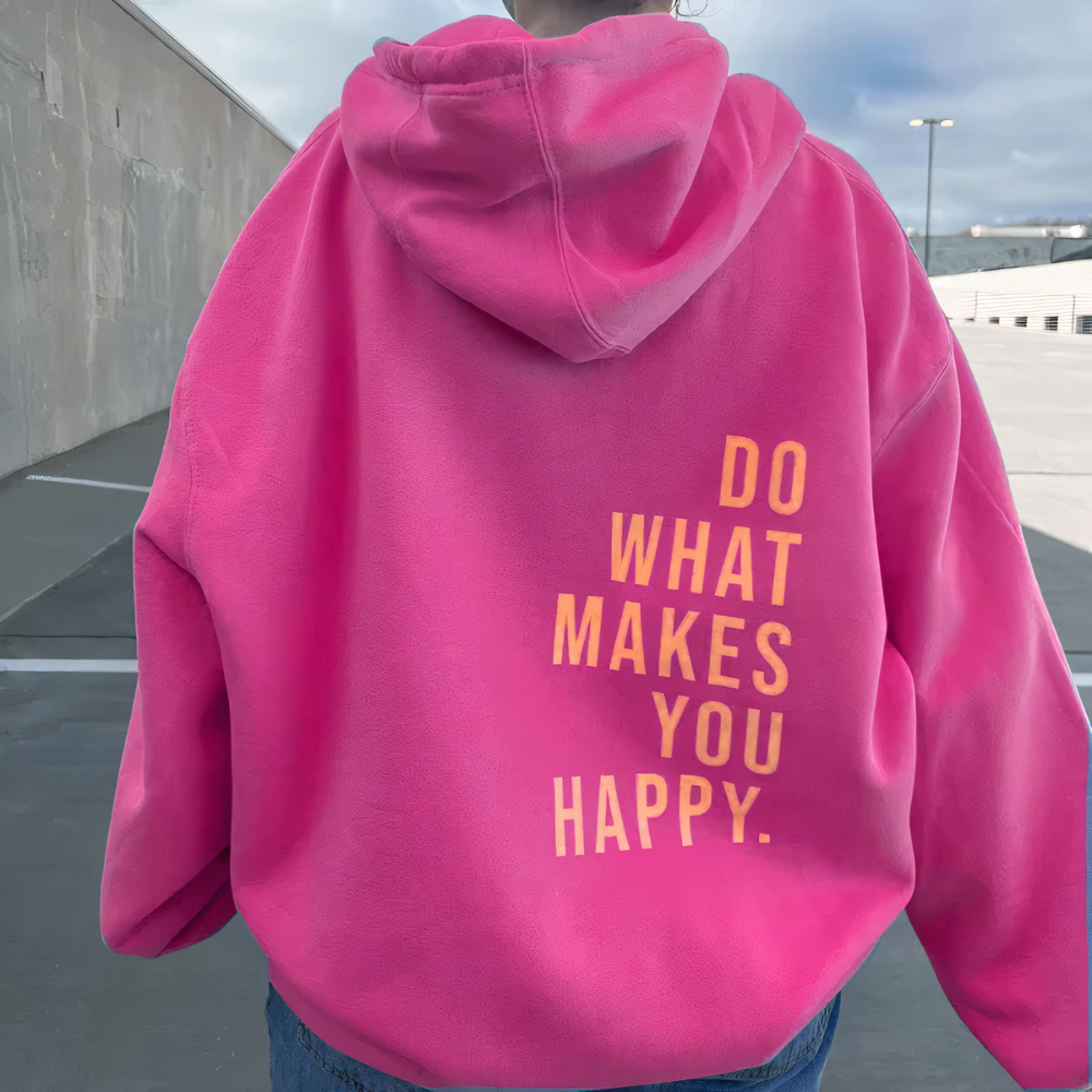 Claudine | Oversized Motivational Hoodie