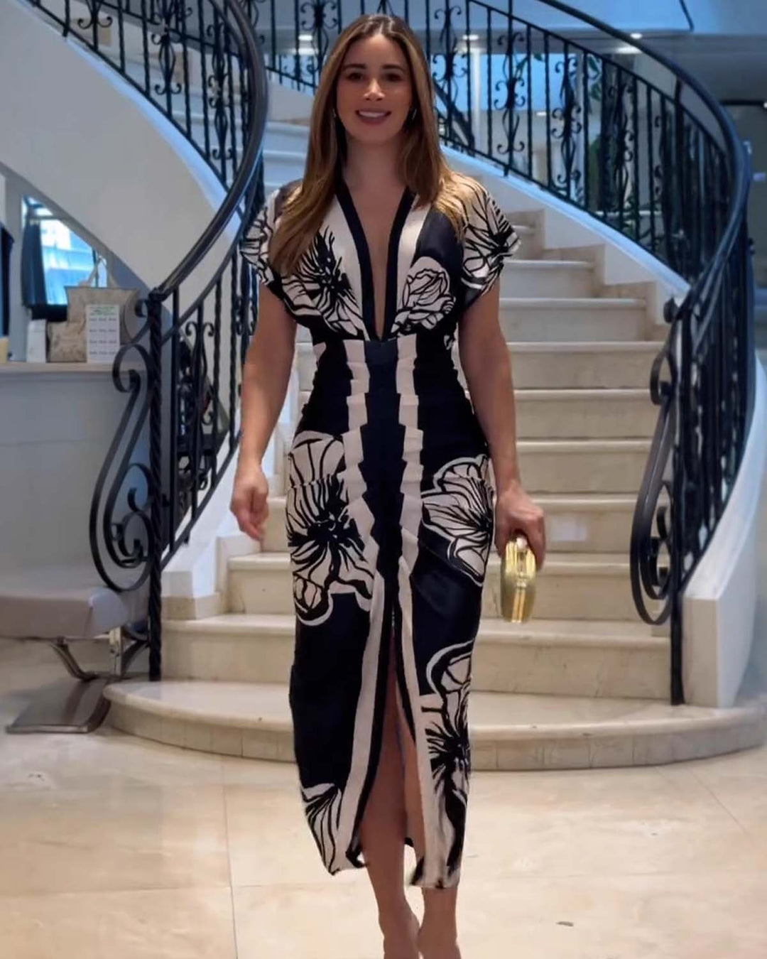 Lynda | Elegant Pleated Dress