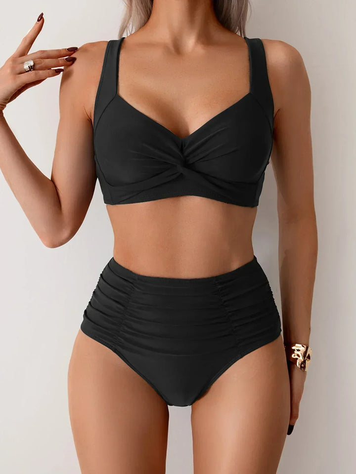 Janice | Ruched Bikini Set