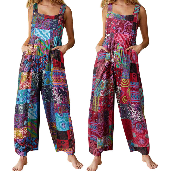 Mitzi | Ethnic Print Overalls