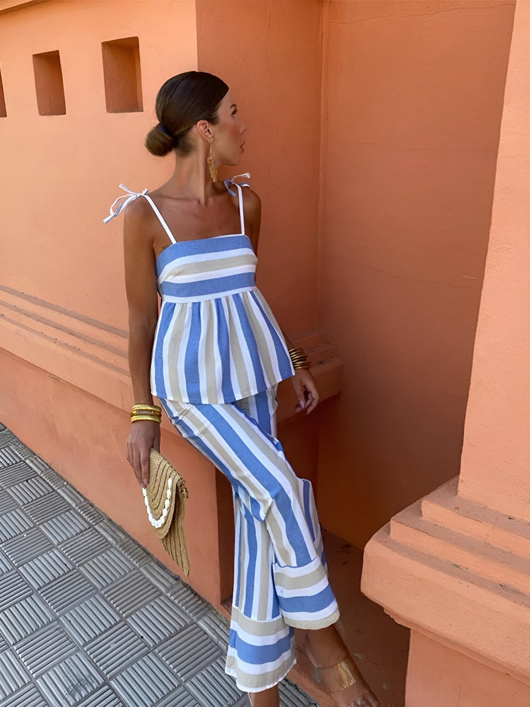 Angie | Striped Summer Set