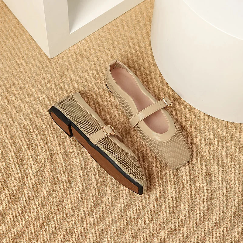 Monique | Hollow-Out Chic Flats