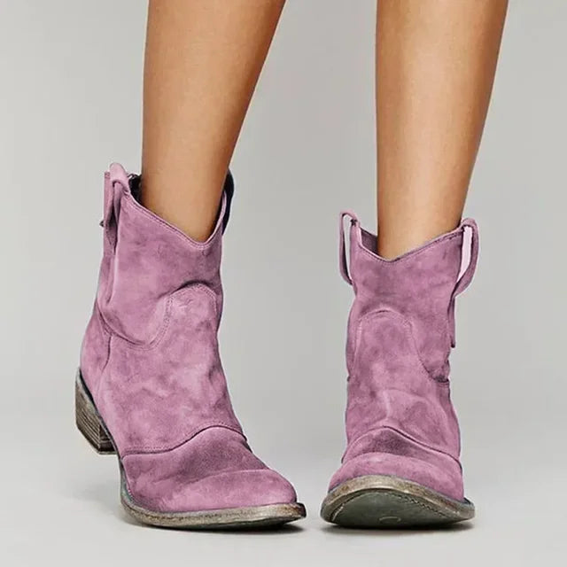 Teresa | Western Ankle Boots