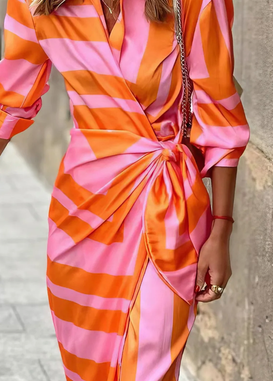 Ayesha | Printed Wrap Dress