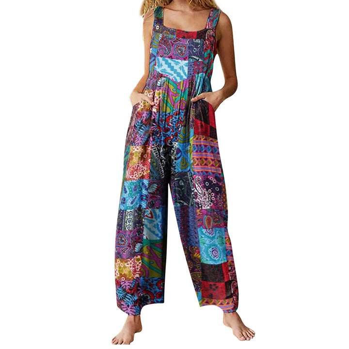 Mitzi | Ethnic Print Overalls