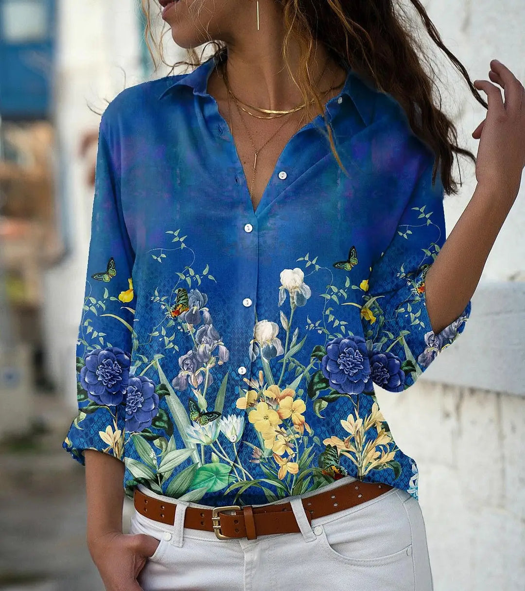 France | Casual Printed Blouse