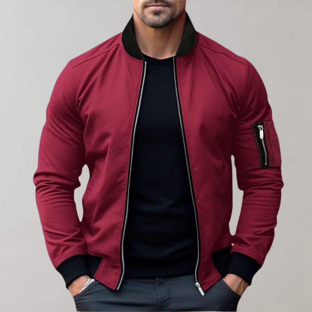 Hudson | Breathable Lightweight All-Season Bomber Jacket