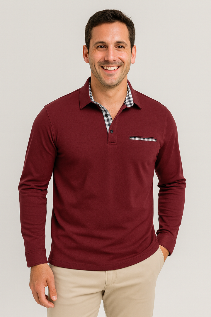 Stefan | Classic Soft Long Sleeve Polo